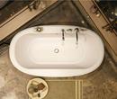 MAAX White 66 x 36 in. Soaker Freestanding Bathtub with Center Drain 