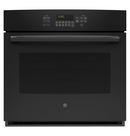 30 in. 5 cf Single Electric Convertible Wall Oven in Black