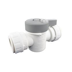 3/4 in. Plastic 160 psi Push-to-Connect Shut Off Valve