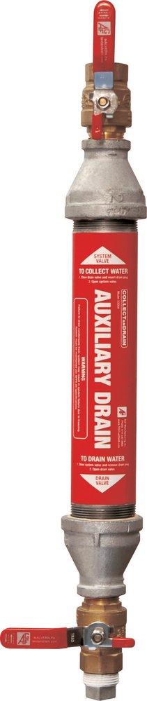 AGF Manufacturing Red 23-7/8 in. Threaded Auxiliary Drain 