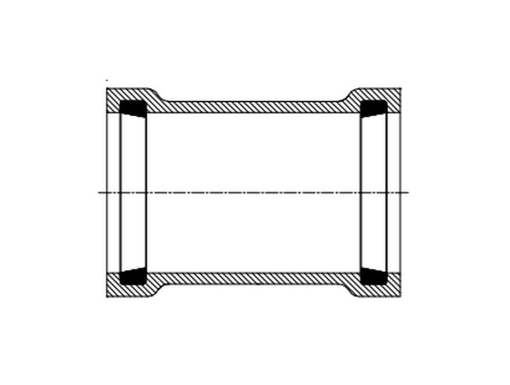 Harrington Corporation Gasket Straight CL150 PVC Repair Clean-Out 