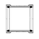 8 in. Gasket Straight PVC Manhole Adapter for C900 Pipe