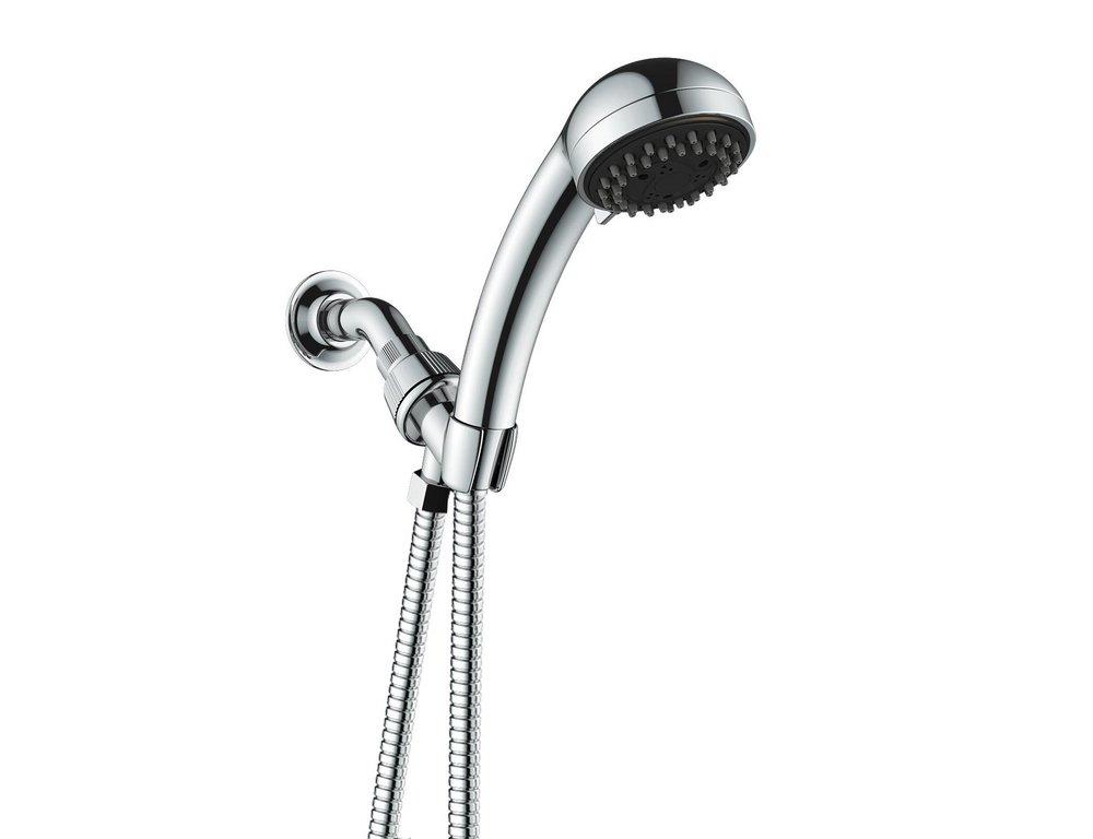PROFLO® Polished Chrome 3-Function Hand Shower with 60 in. Hose and Shower Arm Mount 