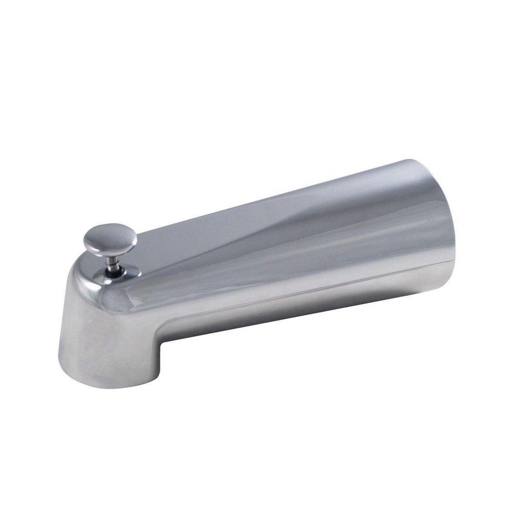 PROFLO® Chrome 7 in. Slip Fitting Diverter Tub Spout 