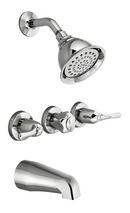 Volume Control Tub and Shower Faucet Trim in Polished Chrome