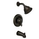 Moen Mediterranean Bronze Tub and Shower Trim Package with 1-Function Showerhead 