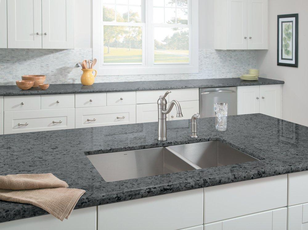 Moen Spot Resist&reg; Stainless Steel High Arc Kitchen Faucet with Single Lever Handle 