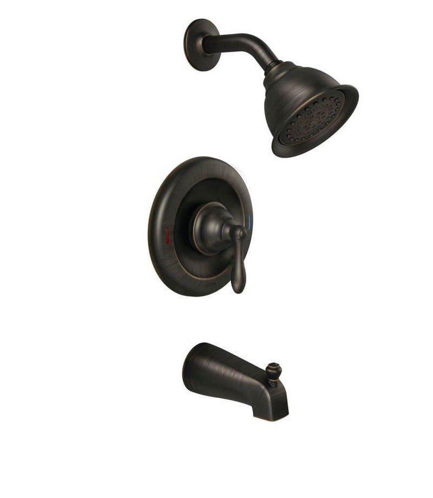 Moen Mediterranean Bronze Single Handle Single Function Bathtub & Shower Faucet (Trim Only) 