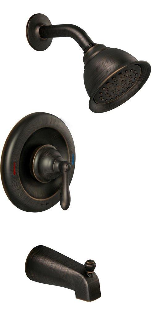 Moen Mediterranean Bronze Single Handle Single Function Bathtub & Shower Faucet (Trim Only) 