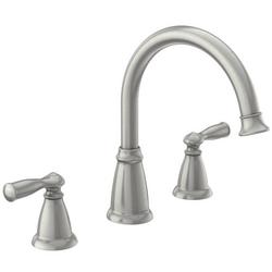 Two Handle Roman Tub Faucet in Spot Resist&reg; Brushed Nickel (Trim Only)