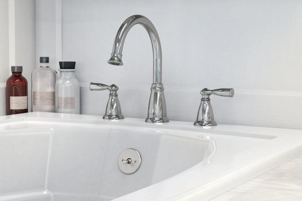 Moen Polished Chrome Two Handle Roman Tub Faucet Trim Only 