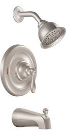 Single Handle Single Function Bathtub & Shower Faucet in Spot Resist Brushed Nickel (Trim Only)