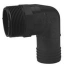 Harvard Grey Barbed x MPT PVC 90 Degree Combination Elbow 