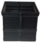 NDS Black 12 in. Riser with 2-Openings 