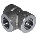 1-1/4 x 1-1/4 x 1 in. 3000# HDG FS SW Tee Forged Steel A105 Hot Dip Galvanized Socket Weld