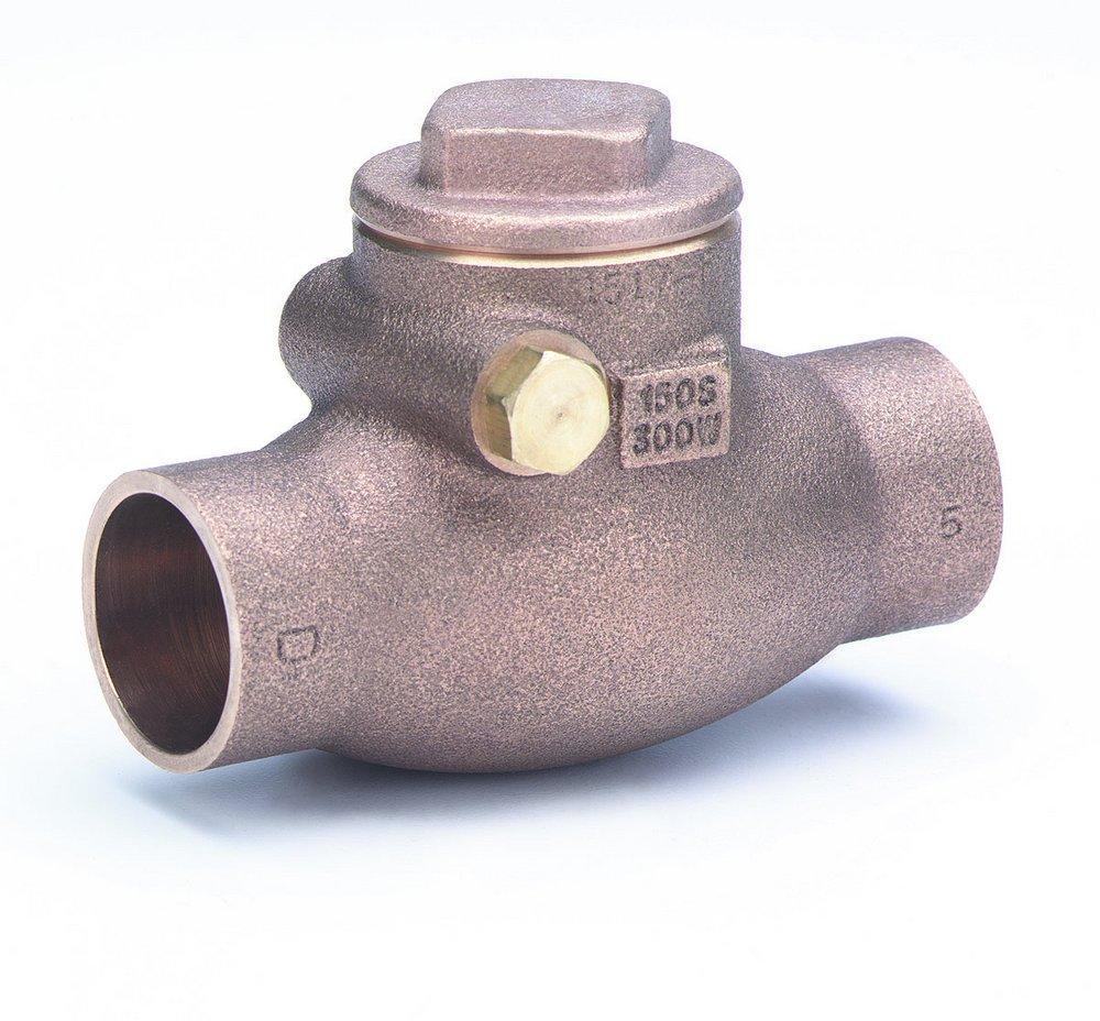 Milwaukee Valve Bronze Solder Check Valve 