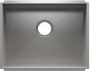 Julien Brushed Stainless Steel 22-1/2 x 17-1/2 in. No Hole Stainless Steel Single Bowl Undermount Kitchen Sink 