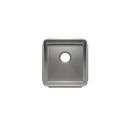 Julien Brushed Stainless Steel 16-1/2 x 17-1/2 in. 1 Hole Stainless Steel Single Bowl Undermount Kitchen Sink 