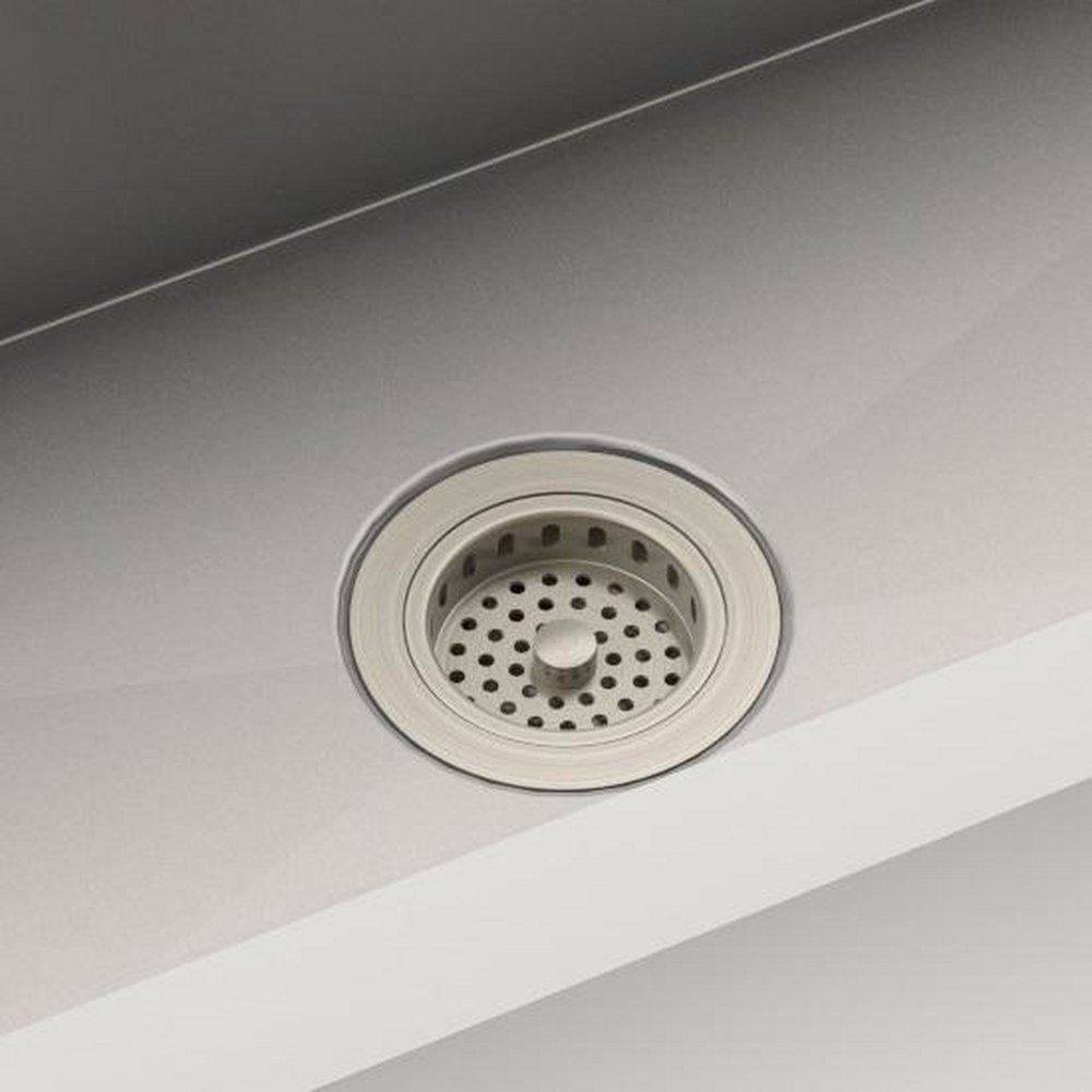 Julien Satin Nickel Drain and Basket Strainer 