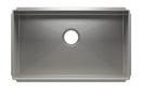 28-1/2 x 17-1/2 in. No Hole Stainless Steel Single Bowl Undermount Kitchen Sink in Brushed Stainless Steel