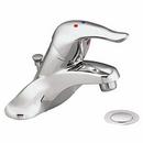 1.5 gpm 3-Hole Centerset Bathroom Faucet with Single Lever Handle in Polished Chrome