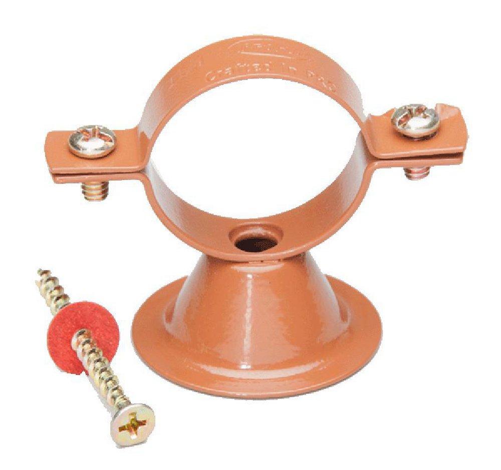 INSTAGROW Carbon Steel Bell Hanger – 3/4" Pipe Support, Copper Epoxy Finish, Concealed Screw, 1 Piece