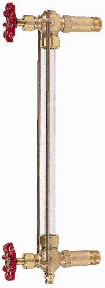 Apollo Valves 200 psi Bronze Threaded Water Gauge (Less Glass) 