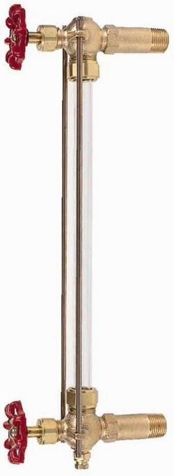 1/2 in. 200 psi Bronze Threaded Water Gauge (Less Glass)