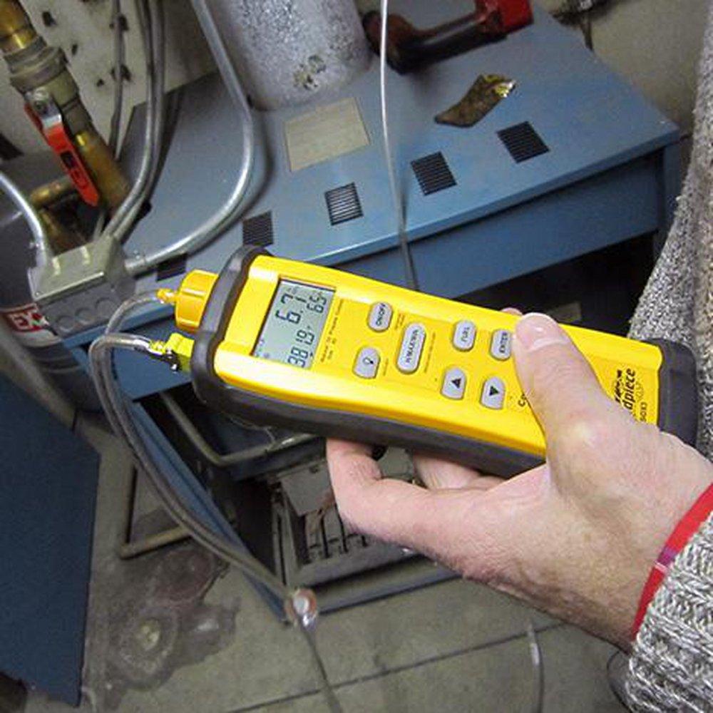 Fieldpiece Instruments Yellow Combustion Checker with Auto Pump 