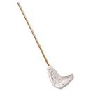 48 x 15/16 in. 12 oz. Deck Mop with Wood Handle in White