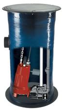 2 HP 24X48 Basin Grinder Pump Package with Stainless Steel Cover 