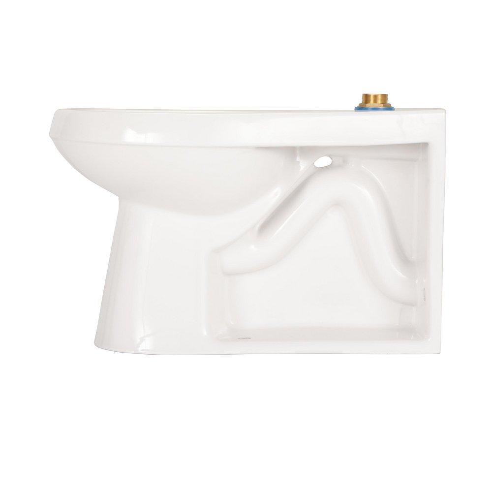 Zurn White Elongated Toilet Bowl 
