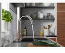 KOHLER Vibrant&reg; Stainless Single Handle Pull Down Touchless Kitchen Faucet with Two-Function Spray, Magnetic Docking and Sweep Spray Technology 