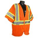 Economy Two Tone Mesh Safety Vest Class 3 Hi-Viz Orange Large