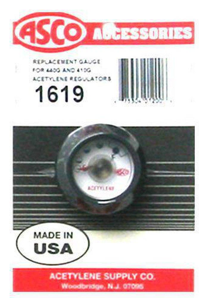 Acetylene Supply Asco Gauge 