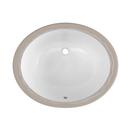 PROFLO® White 17 x 14 x 7-1/2 in. Undermount Bathroom Sink (Mounting Clips Included) 