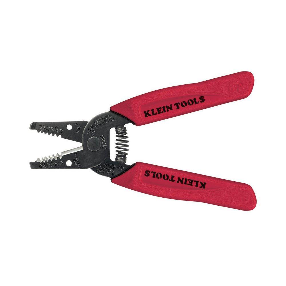 Klein Tools Red Wire Stripper Cutter in Red 