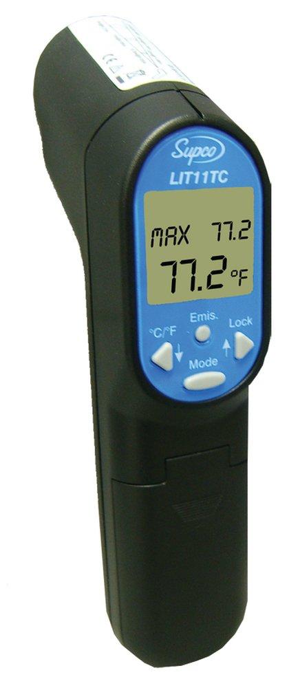 Supco Black Laser Infrared Thermometer 
