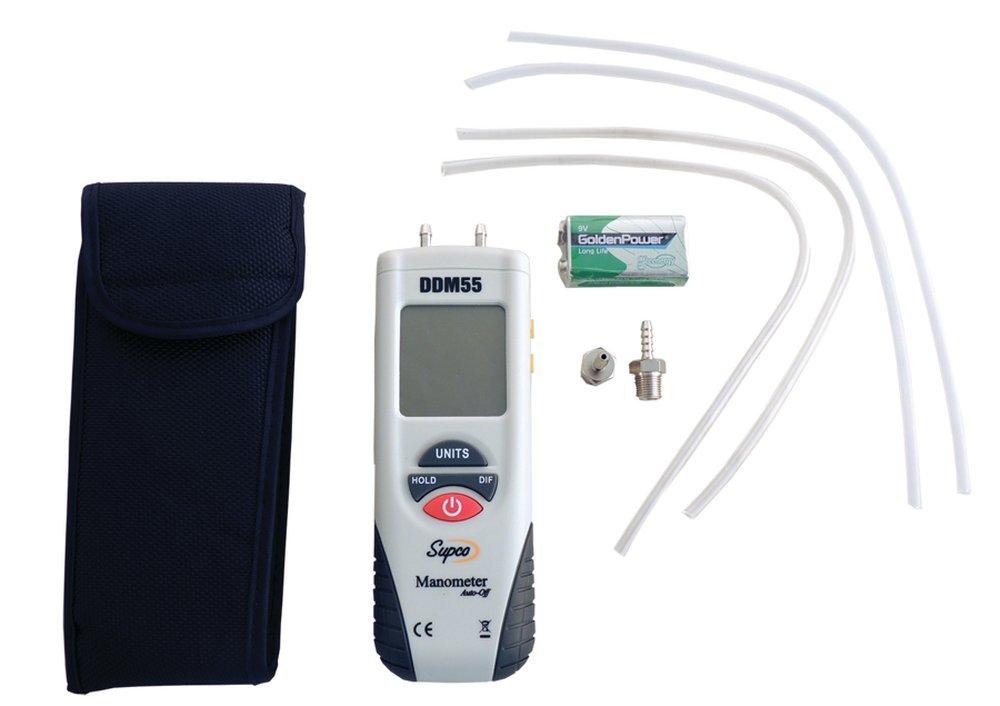 Supco Grey Digital Manometer / Dual Input 