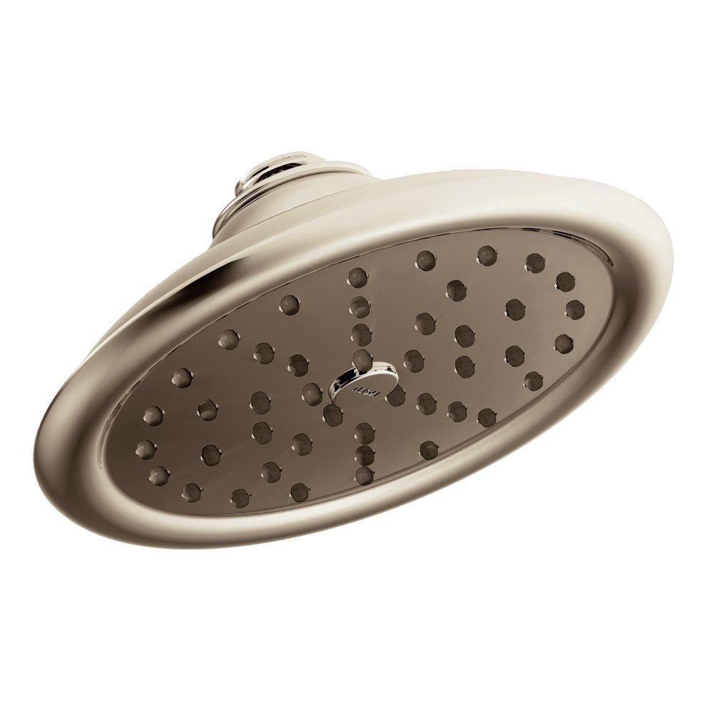 Moen Polished Nickel Single Function Rainfall Showerhead 