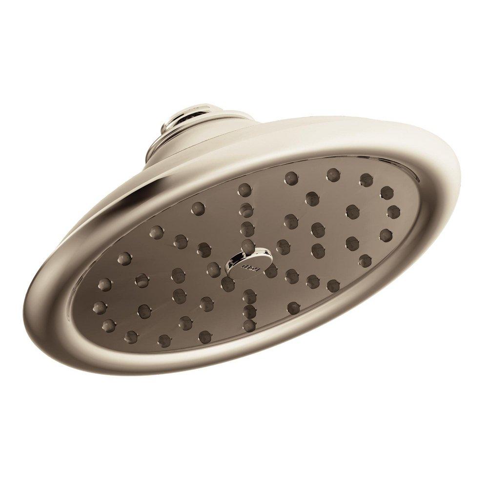 Moen Polished Nickel Single Function Rainfall Showerhead 