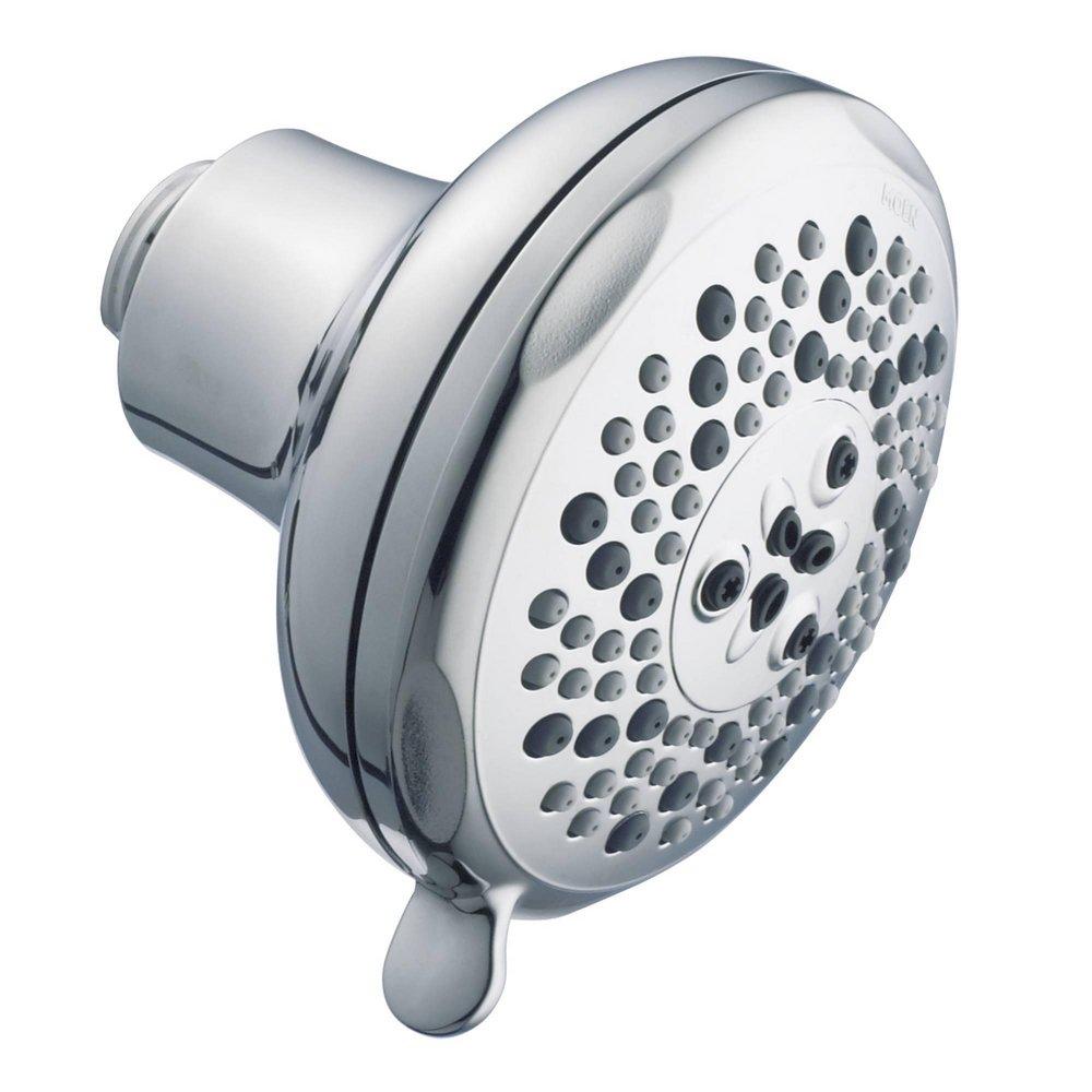 Moen Polished Chrome Multi Function Invigorating, Refreshing, Targeted Massage, Energizing and Relaxing Showerhead 