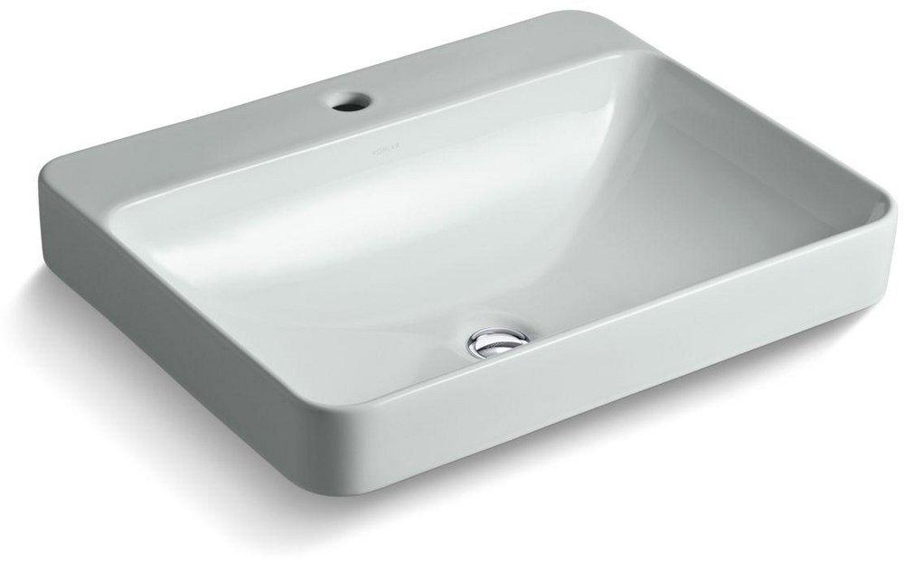 KOHLER Ice&trade; Grey Drop-in Vessel 