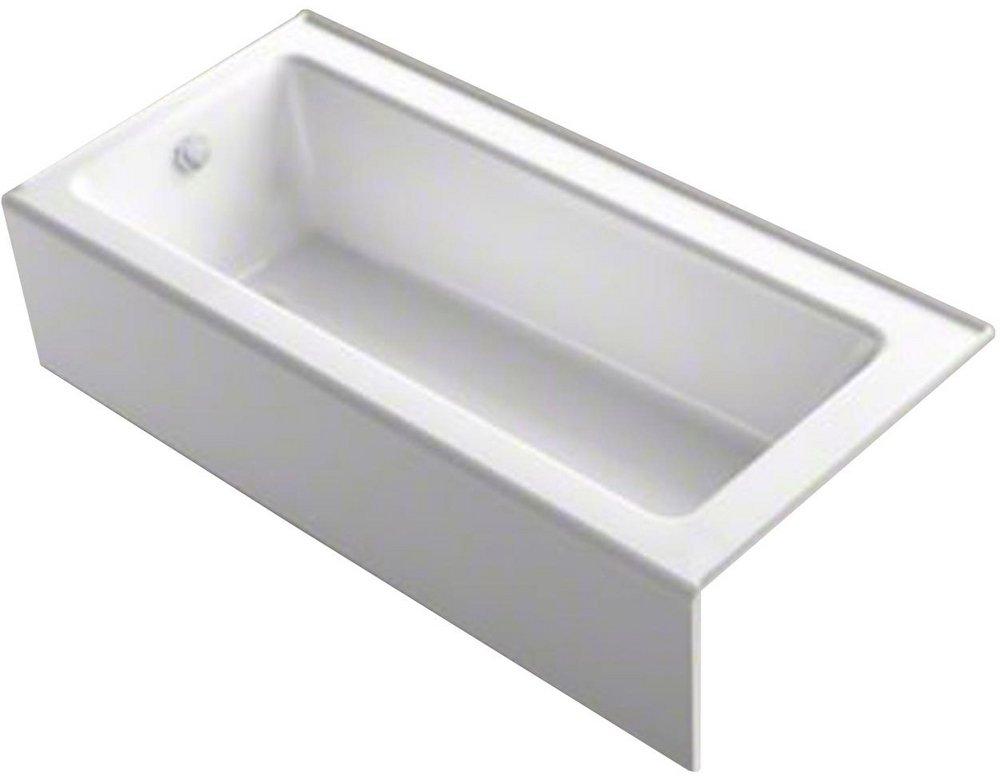 KOHLER White 66 x 32 in. Soaker Alcove Bathtub Right Drain 