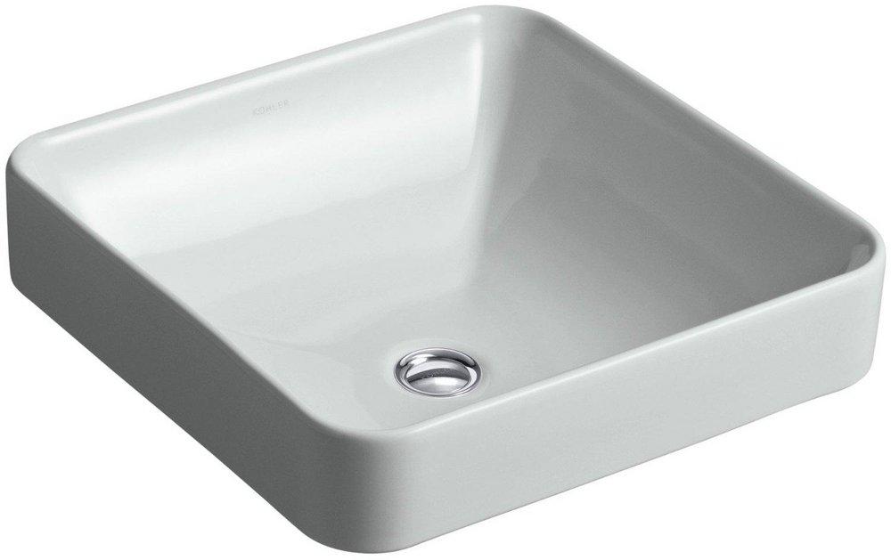 KOHLER Ice&trade; Grey Drop-in Vessel 