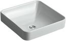 KOHLER Ice&trade; Grey Drop-in Vessel 