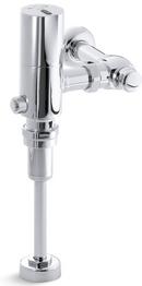 Exposed Wave Flushometer in Polished Chrome