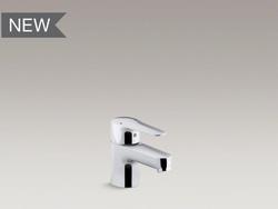 Single Handle Monoblock Bathroom Sink Faucet in Polished Chrome