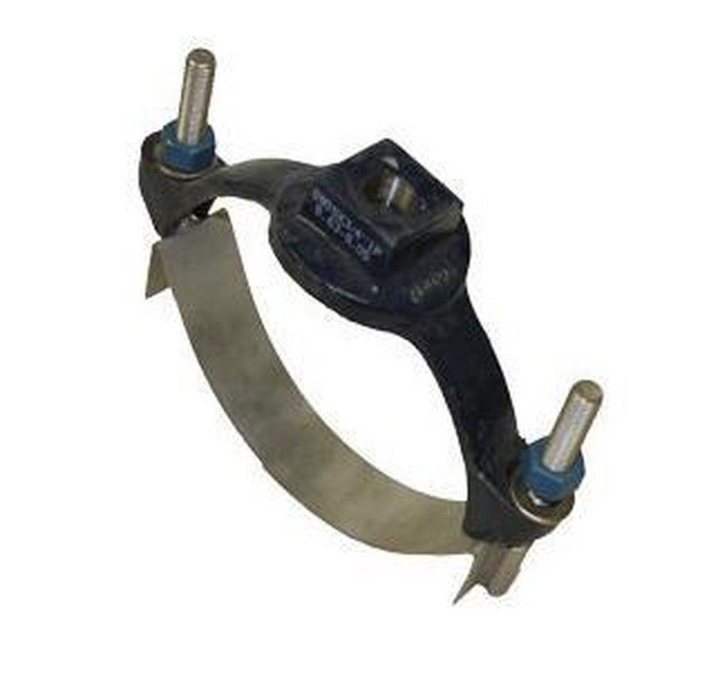 Smith Blair Inc 8 in. IP Stainless Steel Single Strap Saddle 