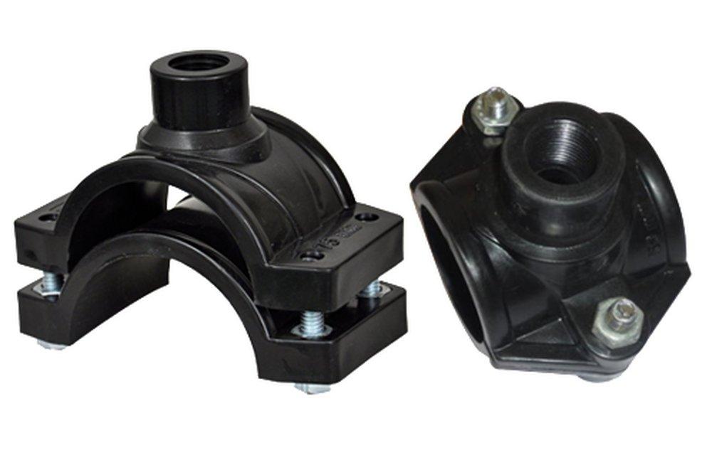 Smith Blair Inc 10 in. IP Stainless Steel Single Strap Saddle 